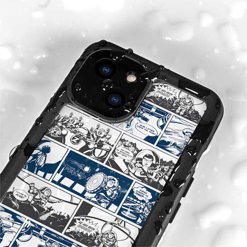 Disney Toy Story Comic Strip iPhone 15 Plus Waterproof Case